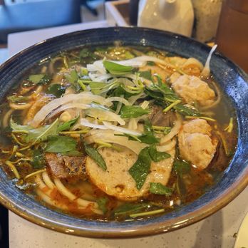 Pho Station - 31. Hue Spicy Beef Noodle Soup approved my mother, who is a great cook herself. Go for it - Vietnamese Near Me - Rocklin, California