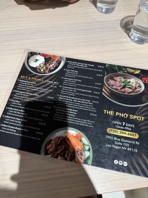 Menu photo 2 The Pho Spot Las Vegas, NV Menu photo 2 The Pho Spot Las Vegas, NV