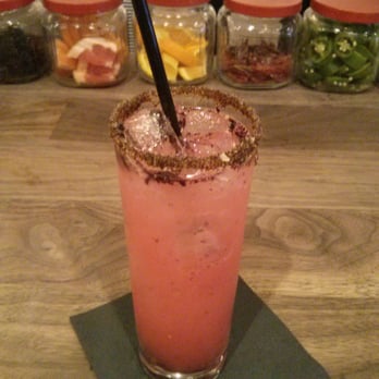 MEXiCUE - Poloma margarita with chili salt rim. Mmm - Mexican Near Me - New York, New York MEXiCUE - Poloma margarita with chili salt rim. Mmm - Mexican Near Me - New York, New York