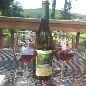 Cave Ridge Vineyard - On the balcony enjoying a glass of wine at Cave Ridge Vineyards. - Wineries Near Me - Mount Jackson, Virginia