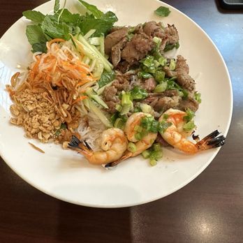 Pho 90 Degree - Milpitas - Pork and shrimp vermicelli bowl - Vietnamese Near Me - Milpitas, California
