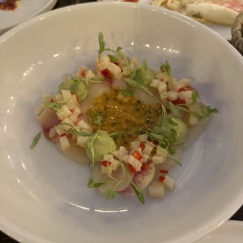 Amiga Amore - Aguachile (with scallops) - Italian Near Me - Los Angeles, California Amiga Amore - Aguachile (with scallops) - Italian Near Me - Los Angeles, California