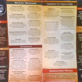 Parish on Cherry - Menu as of July 18, 2015 - Cajun/Creole Near Me - Macon, Georgia Parish on Cherry - Menu as of July 18, 2015 - Cajun/Creole Near Me - Macon, Georgia