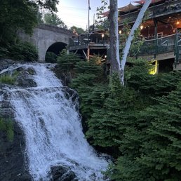 View from the patio near dusk