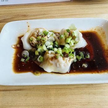 dan modern chinese - Chicken dumplings with chili oil - Chinese Near Me - Manhattan Beach, California dan modern chinese - Chicken dumplings with chili oil - Chinese Near Me - Manhattan Beach, California