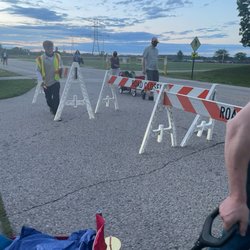 Williams MItchell Jr. Park - They started closing off the parking lot just minutes after we left.