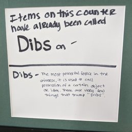 Dibs Counter