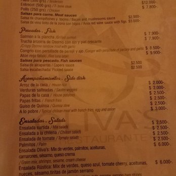 Oliva's - Chilean Near Me - Chillan, BI