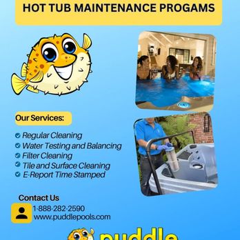 Puddle Pool Services - Pool & Hot Tub Service Near Me - Prosper, Texas