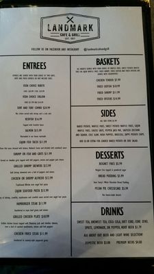 Menu photo 4 Landmark Cafe & Grill Lucedale, MS