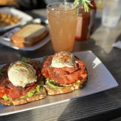 Rosemary Cafe - Avocado toast with capicola