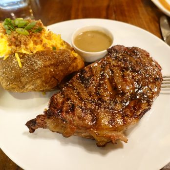 Walnut Kitchen - Ribeye with Baked Potato - Southern Near Me - Maryville, Tennessee