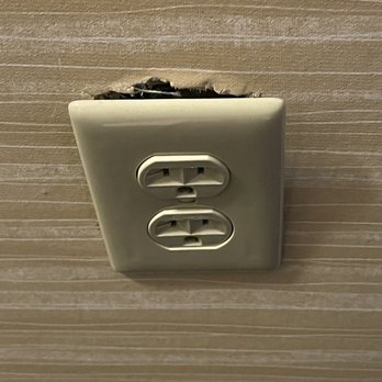 Fairfield by Marriott Inn & Suites Jackson - Wall socket hanging out. - Hotels Near Me - Jackson, Tennessee