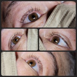 BeautiGoddess Studio - Signature Lash Lift $90. After and Before. Lasts 6 weeks.