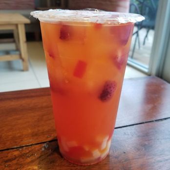 Ice & Bites Cafe - Strawberry and Mango Boba Fruit Tea - Shaved Ice Near Me - Orlando, Florida Ice & Bites Cafe - Strawberry and Mango Boba Fruit Tea - Shaved Ice Near Me - Orlando, Florida
