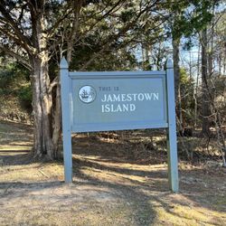 Colonial National Historical Park Archeology - The entrance to Jamestown Island.