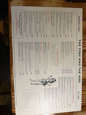 Menu photo 2 The Fish and The Hog Kamuela, HI Menu photo 2 The Fish and The Hog Kamuela, HI