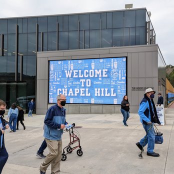 Dean E. Smith Center - Outside. Next door. The Woody Durham Media & Communications Center. - Stadiums & Arenas Near Me - Chapel Hill, North Carolina Dean E. Smith Center - Outside. Next door. The Woody Durham Media & Communications Center. - Stadiums & Arenas Near Me - Chapel Hill, North Carolina