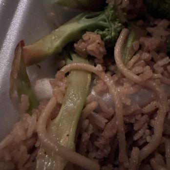 Kobe Grill - Broccoli was brown and funky and looked old - Japanese Near Me - Greensboro, North Carolina