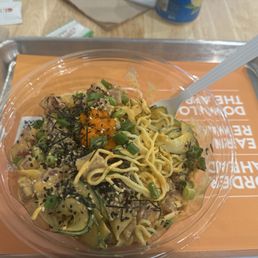 Spicy Ahi tuna medium bowl. Delicious Spicy Ahi tuna medium bowl. Delicious