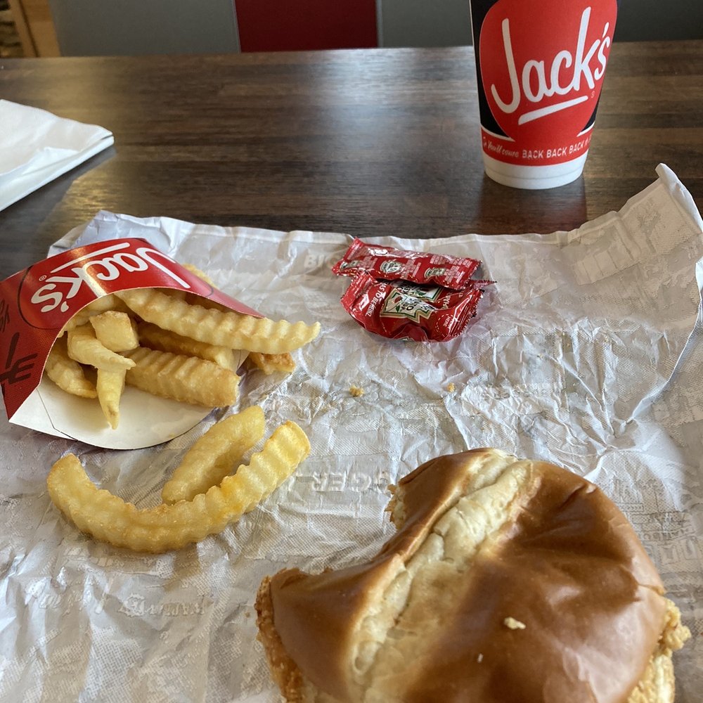 Jack's Family Restaurant - fried chicken sandwich, regular fries, wrong drink - Burgers Near Me - Olive Branch, Mississippi Jack's Family Restaurant - fried chicken sandwich, regular fries, wrong drink - Burgers Near Me - Olive Branch, Mississippi