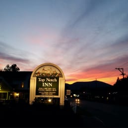 Great view of the sunset at the Top Notch Inn...