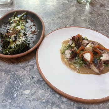 Theodora - Octopus and broccolini - Mediterranean Near Me - Brooklyn, New York Theodora - Octopus and broccolini - Mediterranean Near Me - Brooklyn, New York