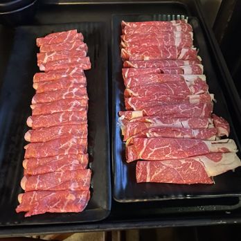 Jin Shabu - Wagyu beef eye round & prime chuck eye roll - Hot Pot Near Me - Chandler, Arizona