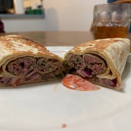 Kufta Kabob Wrap - Beef