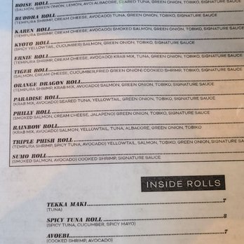 Kyoto Japanese Restaurant - Menu 2022 - Sushi Bars Near Me - Boise, Idaho