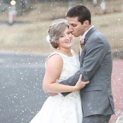 Astoria Salon - Beautiful Bride Jess and her new husband Nick
