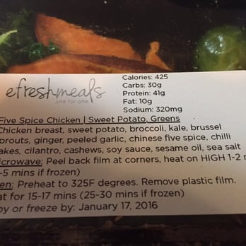 eFresh Meals - Five spice chicken, sweet potatoes and greens - Specialty Food Near Me - Oakville, Ontario eFresh Meals - Five spice chicken, sweet potatoes and greens - Specialty Food Near Me - Oakville, Ontario