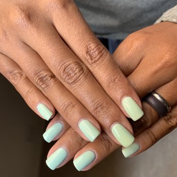 Nailicious and Spa - Two colored nails! - Nail Salons Near Me - Orange, California Nailicious and Spa - Two colored nails! - Nail Salons Near Me - Orange, California