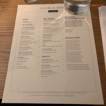 Double Zero - Menu! - Pizza Near Me - New York, New York Double Zero - Menu! - Pizza Near Me - New York, New York