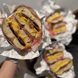 Marigold Bagels - B.E.C. on a Salt Bagel