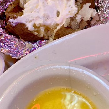 Sammys Fish Box - Baked Potato with Sour Cream - Seafood Near Me - Bronx, New York Sammys Fish Box - Baked Potato with Sour Cream - Seafood Near Me - Bronx, New York