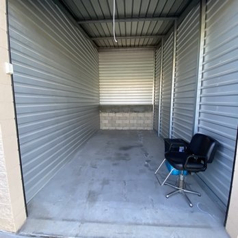 Dollar Self Storage - Only a couple things but you can see by my chair how big this is probably 150 bucks 1$ for the first month I mean what can you ask for - Self Storage Near Me - Corona, California Dollar Self Storage - Only a couple things but you can see by my chair how big this is probably 150 bucks 1$ for the first month I mean what can you ask for - Self Storage Near Me - Corona, California