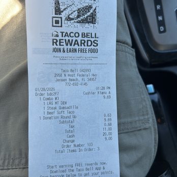 Taco Bell - Fast Food Near Me - Jensen Beach, Florida