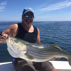 Relentless Charters - 33 pound Striper!