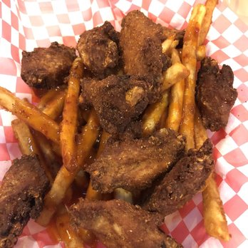Stinkin Crawfish - Cajun wings with mango habanero fries - Cajun/Creole Near Me - West Covina, California Stinkin Crawfish - Cajun wings with mango habanero fries - Cajun/Creole Near Me - West Covina, California