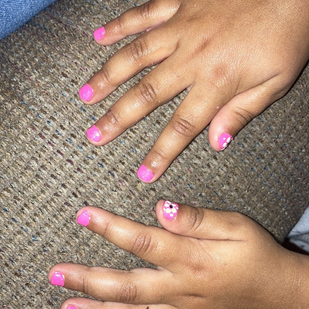 Joy Nails Design - My daughters nails with design - Nail Salons Near Me - Huntington Beach, California Joy Nails Design - My daughters nails with design - Nail Salons Near Me - Huntington Beach, California