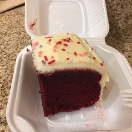 Slice Red Velvet Cake