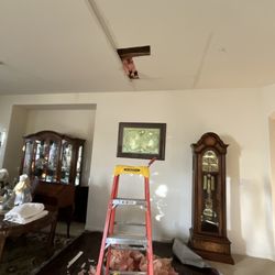 Cali Pro Fire Protection - Emergency call we repaired a pipe burst in living room
