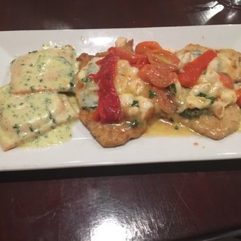 Fieni's Ristorante - Veal francaise and lobster ravioli special - Italian Near Me - Voorhees Township, New Jersey