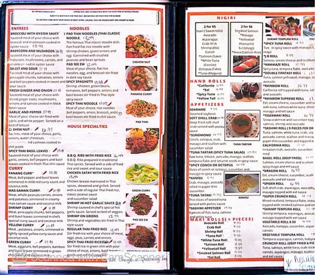 Menu photo 1 Thai Palace & Sushi Bar Conyers, GA