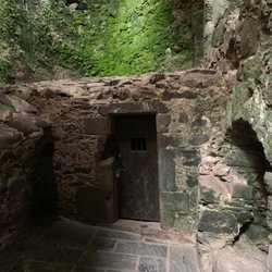 Dunnottar Castle - Door to a prison cell.