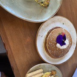 Omelets, pancakes, toast Omelets, pancakes, toast