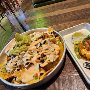 Social Cantina - Nachos and avocado taco - Mexican Near Me - Indianapolis, Indiana