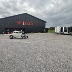 Luxx Trailers and Equipment - personal 1930 model a hot rod off loaded with there tilt trailer