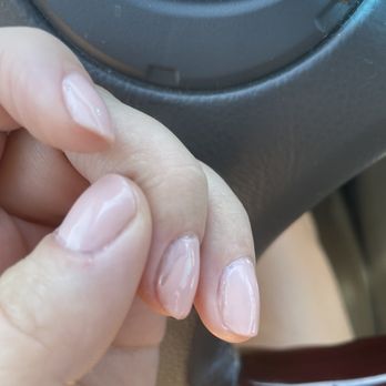 Allure Nails & Spa - Uneven nail polish application - Nail Salons Near Me - Flower Mound, Texas